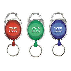 Oval Retractable Badge Holder
