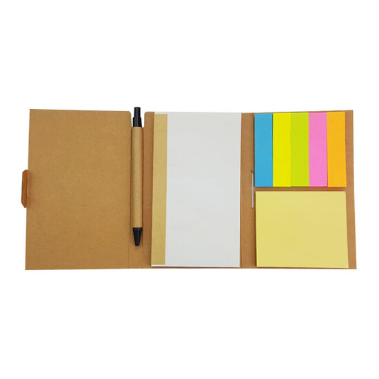 Recycled Notepad with Ball Pen