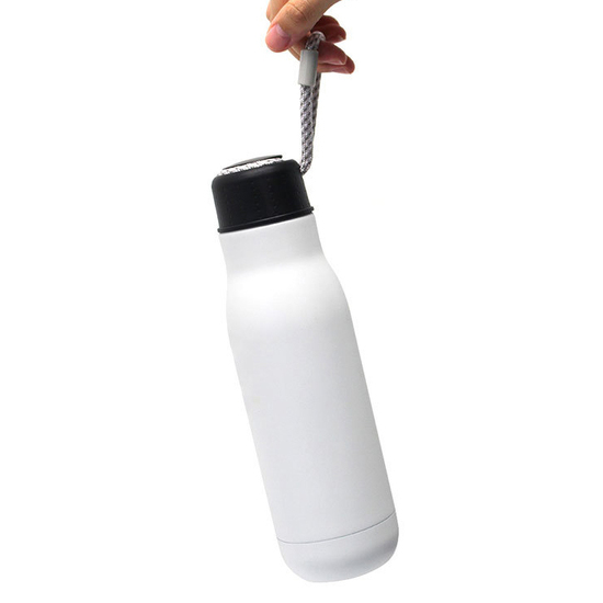 Portable rope outdoor sports water bottle