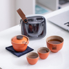 Travel tea set-a pot with 3 cups