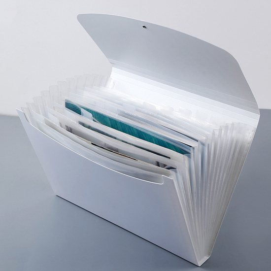 A4 accordion style folder