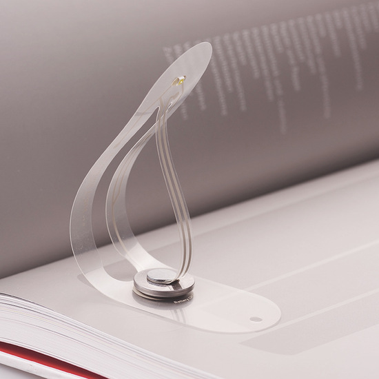 Transparent bookmark light