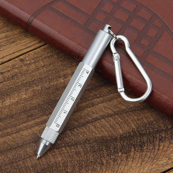 6-in-1 tool ballpoint pen