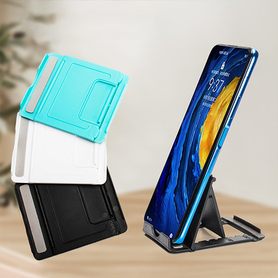 Adjustable foldable phone holder