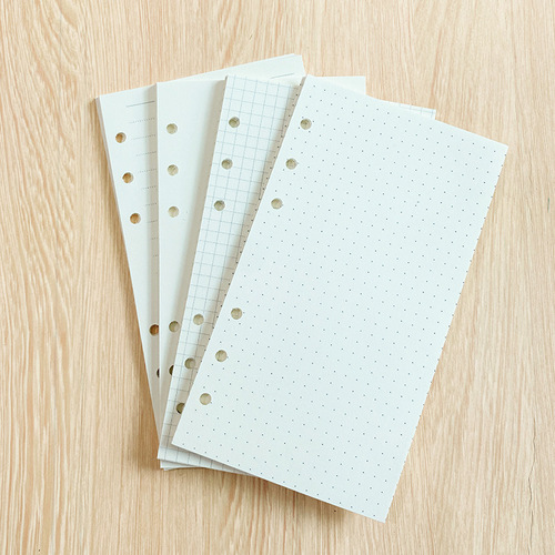 Transparent PVC loose-leaf notebook