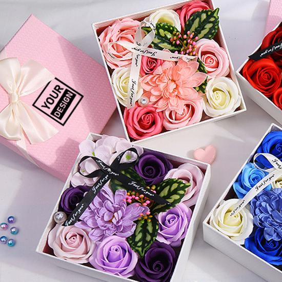 Soap flower box