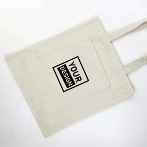 Cotton Tote Bag with Zippered Pouch