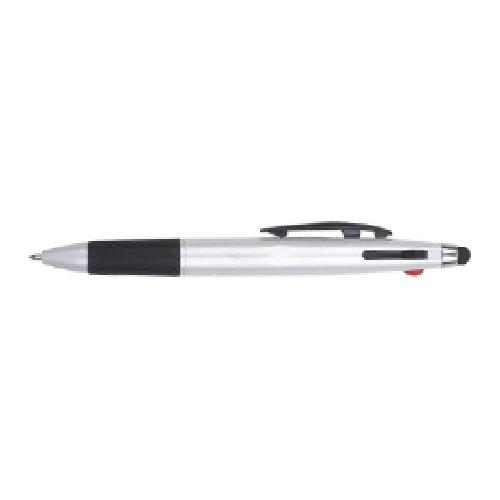 Tricolored Pen with Stylus